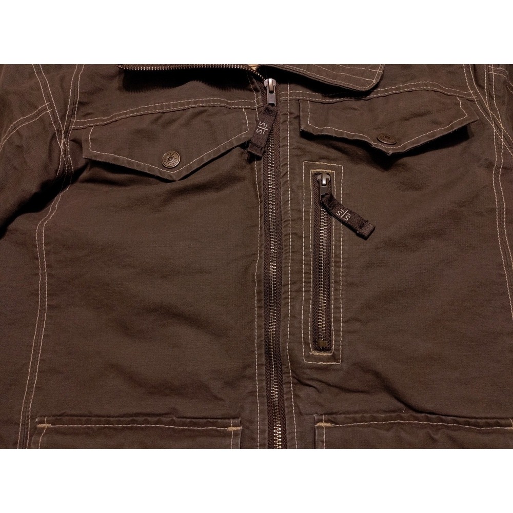STS Ranchwear Sundance Canvas Jacket Carroll Original Wear Brown Men's Small S - Picture 10 of 13